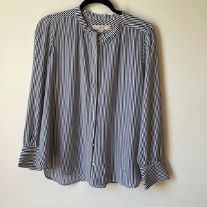 loft blue stripe button down